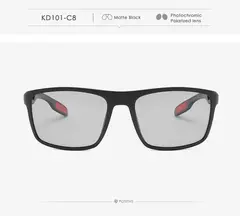 Óculos de sol ultra leves Kdeam retangulares para homens e mulheres, TAC polarizado, lente espessura, óculos de sol para condução, esportes, Cat.3, TR90, 1.1mm - loja online