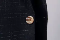 Blazer colete calças masculinas terno de moda boutique xadrez casual negócios masculino noivo casamento smoking vestido 3 pçs ou 2 pcs conjunto smoking na internet