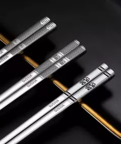 Japonês pauzinhos festival 316 inoxidável metal comida varas de alimentos comida rápida macarronetes sushi pauzinhos máquina de lavar louça utensílios de mesa segura barra - loja online