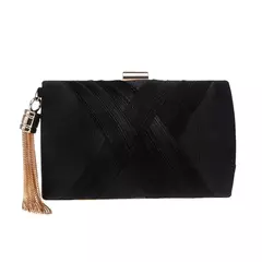 Sekusa-bolsa de noite com borla feminina, bolsa de ombro com corrente, festa de casamento - Wolf Magazine