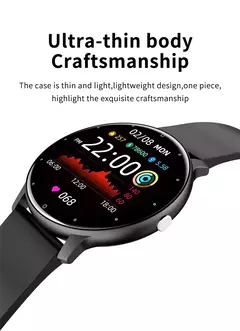 Bluetooth Smart Watch para Homens e Mulheres, Pulseira de Fitness, Monitor de Freqüência Cardíaca, Chamada, Esporte, iOS, Android - loja online