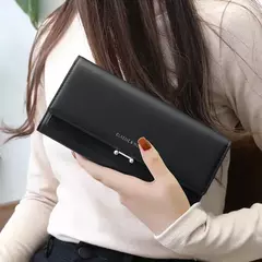 Carteira de luxo de grande capacidade para mulheres, bolsa feminina, bolsa para telefone senhora, titular do cartão, marca, 2023 - loja online