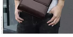 Imagem do Bolsas mensageiro de ombro para homens, bolsa tiracolo masculina, bolsa vintage de couro, bolsa de marido, bolsa de luxo, 2022