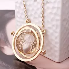 Imagem do Harried varinha mágica time turner hourglass potter voar ladrão quidditch pingente brinquedos colar triângulo figura de brinquedo de ação