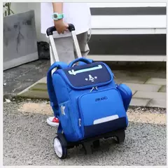Mochilas escolares sobre rodas Mochila rolante para meninos, Trolley Bags ortopédicos para crianças, Japão - loja online