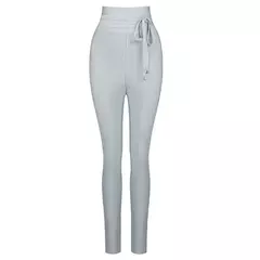 Novo verão bandagem calças 2020 9 cores sexy feminina cintura alta lápis calças estiramento moda feminina rua wear - loja online