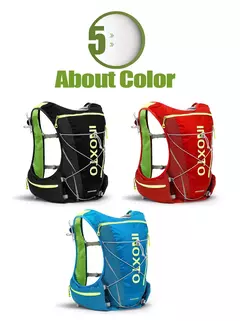 Mochila para homens e mulheres, sacos de esporte ao ar livre, trilha, maratona, corrida, caminhada, opção, bolsa de água, frasco, 8L - loja online