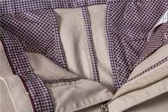 Imagem do AIOPESON Algodão casual Calças Masculinas Cor sólida Ajuste fino Calças Masculinas Nova Primavera Outono Alta qualidade Calças executivas clássicas masculinas