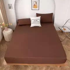1piece 100% Polyeste Egyption Qualidade Cama Cabido Folha Só (sem fronhas) Banda Elástica Em torno da capa do Colchão Fácil Cuidado