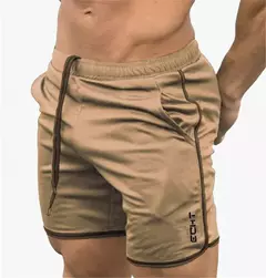 Calções esportivos de secagem rápida masculina, corrida, ginástica, ginástica, calças curtas, verão, novo, 2023 - loja online