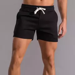 Shorts casuais masculinos de corrida, bolsos laterais, shorts com zíper 100% algodão, alta qualidade, moda ao ar livre, novo, verão - Wolf Magazine