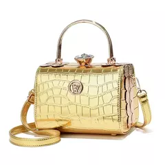 Bolsa De Noiva De Couro Brilhante para Senhoras, Pequena Bolsa De Ombro Quadrada, Saco Do Mensageiro, de Alta Qualidade, Marca De Moda, Designer, Novo na internet