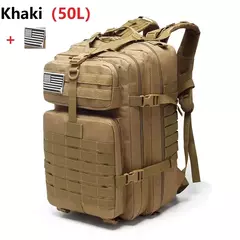 Mochila de Nylon impermeável, sacos ao ar livre, mochilas esportivas táticas, camping, caminhadas, trekking, pesca, caça, 30L, 50L, 1000D - loja online