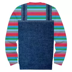 Chucky-Homens 3D Full-Print Hoodies Filme de Terror, moletom Hoodie, Traje Cosplay, Streetwear, Unisex, Nova Moda, 2024