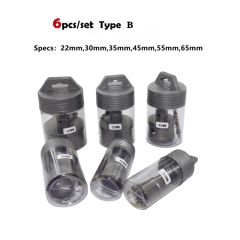 6 pçs/10 pçs/set 16-65mm coroa de perfuração para metal tct buraco viu carboneto metal aço inoxidável placa grossa núcleo broca cortador - comprar online