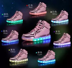 Tamanho 25-46 led sapatos com luzes brilhantes led chinelos para crianças & adulto feminino tenis para crianças meninos meninas sapatilhas luminosas na internet