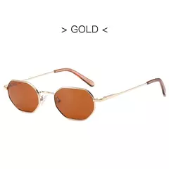 ZENOTTIC-Retro pequeno polígono óculos polarizados para homens e mulheres, óculos de sol anti-reflexo, óculos UV400, óculos para condução - comprar online