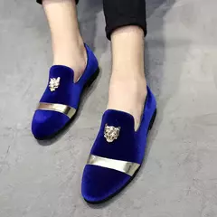 Sapatos masculinos mocassins de metal, loafers para festa de casamento, macio, dourados, estojos de metal, atacado de fábrica, dropshipping, st359 - Wolf Magazine