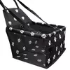 Bolsa de assento para transportar carros de cachorro, cesta à prova d'água, rede dobrável, bolsa para transportar animais de estimação, para cães pequenos, gatos, malha de segurança para viagem