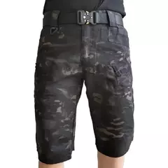 Calções táticos de carga impermeável masculino, respirável, calça seca rápida, urbano militar, ao ar livre, Camo, Casual, verão - Wolf Magazine