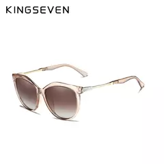 KINGSEVEN Óculos polarizados femininos, lente gradiente, óculos de sol de luxo, marca 2022 - loja online