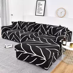 Capa de sofá elástica para sofá em forma de L, tampa da cadeira secional, precisa de ordem, 2 PCs, se o seu sofá for canto - comprar online
