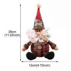 Boneca boneco de neve Enfeites de Natal, Feliz Natal Decoração para mesa em casa, Alce, Papai Noel, Feliz Ano Novo, 2023, 2024 - comprar online