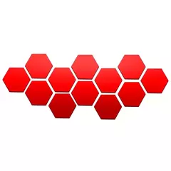 Hexagon 3D Espelho Adesivo de Parede, Sala Adesivos, Decoração do Quarto, Banheiro, Decoração de Casa, Vários tamanhos, DIY TV Fundo - comprar online