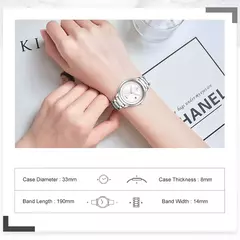 NAVIFORCE-Relógio de pulso quartzo impermeável feminino, senhoras relógios, Top Brand, luxo, moda - comprar online