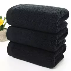 Toalha de banho de algodão grande para adultos, Toalha grossa para chuveiro, Toalha de rosto preto, Home Bathroom Hotel e adultos - loja online