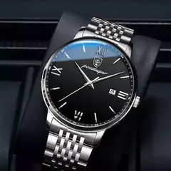 Imagem do Relógio de quartzo impermeável de luxo masculino, relógios esportivos masculinos, relógio de pulso casual, data relógio, marca superior, 30m, 2024