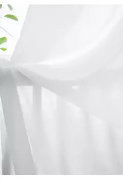 Branco Tulle Cortinas para a decoração da sala, Super macio, grande sentimento da mão, Modern Veil, Chiffon, Solid Voile Sheer, Cozinha na internet