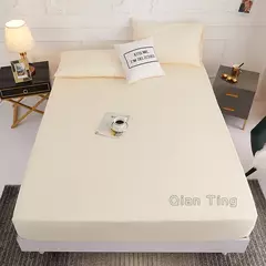 1piece 100% Polyeste Egyption Qualidade Cama Cabido Folha Só (sem fronhas) Banda Elástica Em torno da capa do Colchão Fácil Cuidado - comprar online