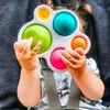 Chocalho e Quebra-Cabeça Montessori Colorido para Bebê e Crianças, Placa de Atividades, Educação Precoce de Inteligência, Brinquedos de Treinamento Intensivo, Fidget Infantil