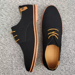 Sapatos Oxford clássicos para homens, tênis Oxford casual, calçado confortável, flats de vestido, tamanho grande, primavera 2024 - Wolf Magazine