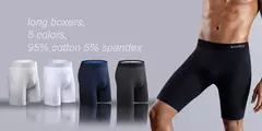 Algodão Boxer Shorts Set masculino, Roupa Interior Masculina, Marcas de Cuecas, Calcinhas Sexy, Cuecas Família, 5Pcs - Wolf Magazine