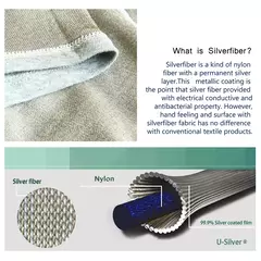 Imagem do EMF RF Shielding T-shirts Mulher