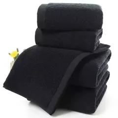 Toalha de banho de algodão grande para adultos, Toalha grossa para chuveiro, Toalha de rosto preto, Home Bathroom Hotel e adultos na internet