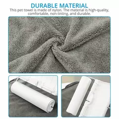 Super absorvente grande filhote de cachorro cão de estimação toalha roupão toalhas de banho de secagem rápida gato toalha de banho suprimentos de banho toalha de cão microfibra - comprar online