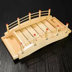 Bandeja De Sushi De Madeira Japonesa para Cozinha, Louça De Cozinha, Barcos Ponte, Prato De Sashimi De Pinho, Bandeja Criativa, Decoração Ornamento, Madeira - loja online