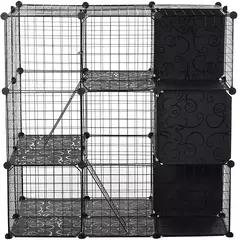 Diy cão cercas animal gato caixa caverna pet playpen multi-funcional dormir jogando canil coelhos cobaia gaiola casa do cão - loja online