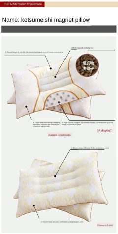 100% algodão medicina chinesa cassia fisioterapia terapia magnética travesseiro quarto cama proteção do sono coluna cervical travesseiro núcleo evitar torcicolo - Wolf Magazine