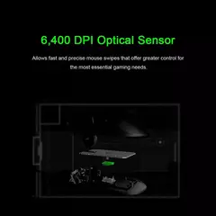 Imagem do Mouse com fio, Razer Original DeathAdder Essencial com fio Gaming Mouse Mice 6.400 DPI Sensor Óptico 5 Botões Independentes para Laptop PC Gamer