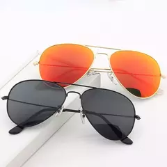 Duplo Ponte Aviação óculos de sol, Mulheres Aviat, Alloy Frame, Polarizados Óculos de sol espelho, Feminino e Masculino Eyewear, UV400, Novo, 2022 na internet