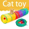 Gato túnel pet tubo dobrável jogar brinquedo interior ao ar livre gatinho filhote de cachorro brinquedos para quebra-cabeça exercício esconder treinamento