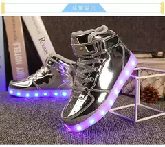 Tamanho 25-46 led sapatos com luzes brilhantes led chinelos para crianças & adulto feminino tenis para crianças meninos meninas sapatilhas luminosas - loja online