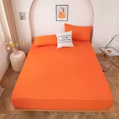 1piece 100% Polyeste Egyption Qualidade Cama Cabido Folha Só (sem fronhas) Banda Elástica Em torno da capa do Colchão Fácil Cuidado - comprar online