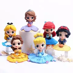 Imagem do Novo 9cm q posket sweetiny cinderela alice tinker bell pvc anime bonito bonecas modelo colecionável brinquedo aniversário presente de natal