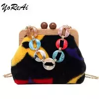 Imagem do YoReAi-Beading Bolsa para Mulheres, Clutch Feminino, Bolsas de Ombro, Bolsas Festa, Veludo, Hobo-Bag Brilhante, Messenger Bag, Marca de Luxo