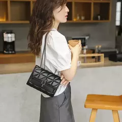 Bolsa de Ombro Designer de Luxo para Mulheres, Bolsa de Couro com Corrente, Crossbody, Messenger Bags, Clutch Feminino - comprar online